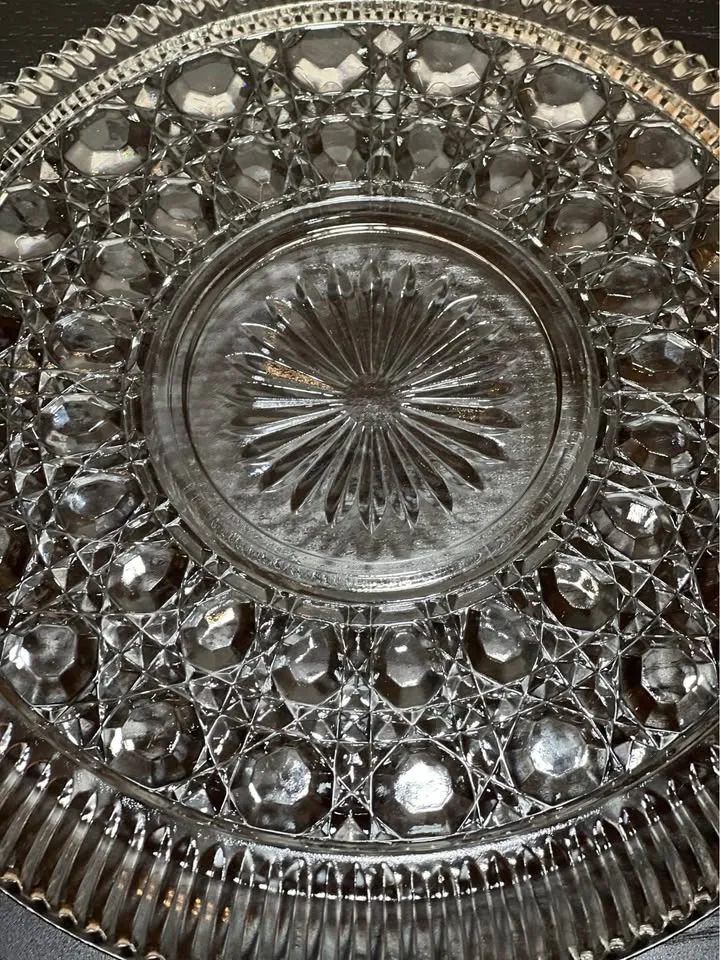 Federal Clear Glass Windsor Platter image indicator(4)