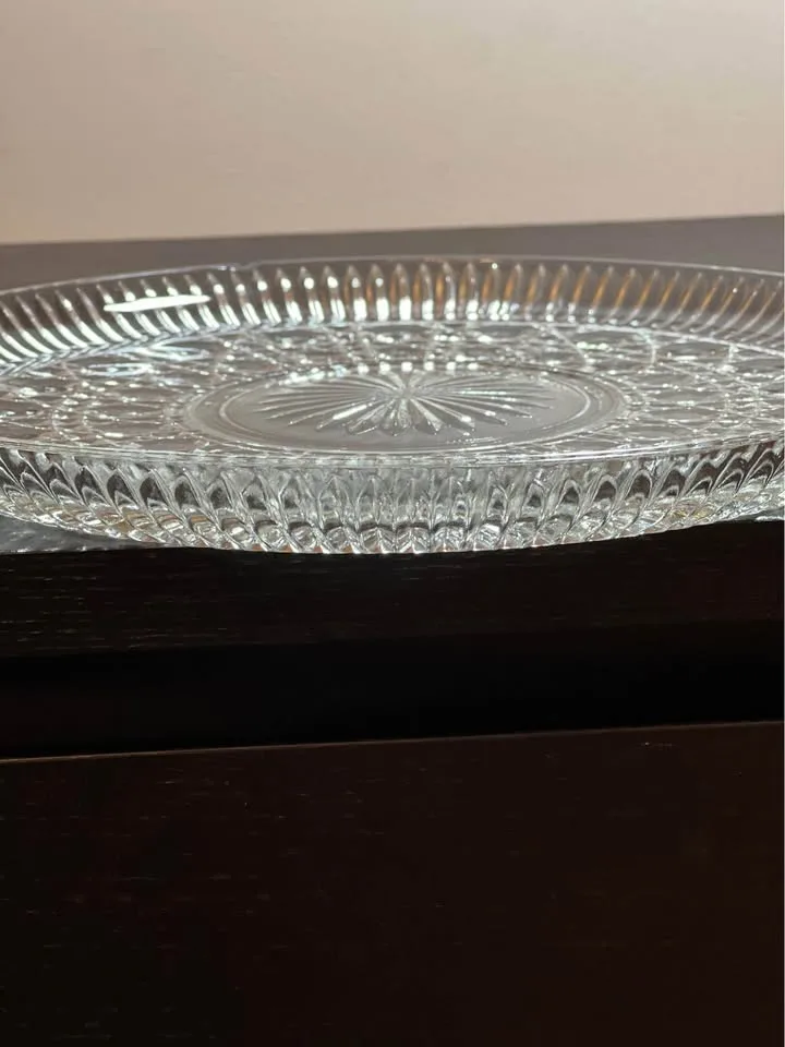 Federal Clear Glass Windsor Platter image indicator(5)
