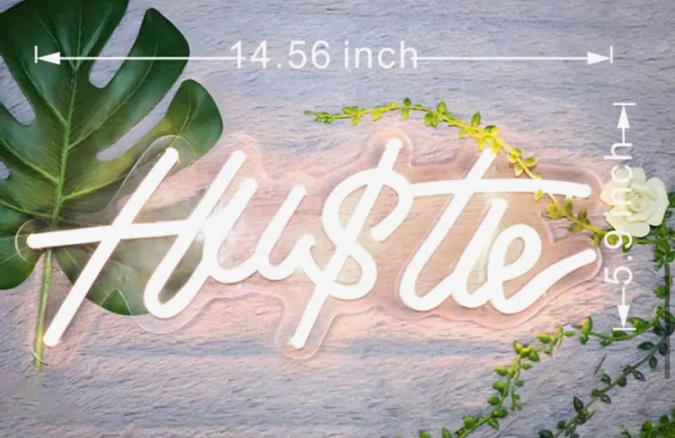 Cool HUSTLE Neon Sign - 5V USB Powered LED Wall Decor - photo 2