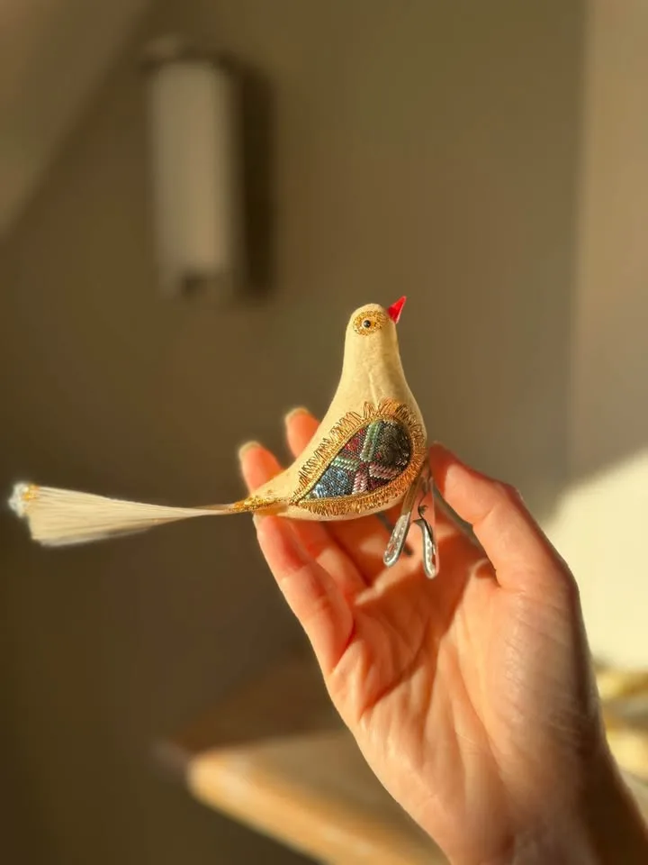 Vintage Clip-On Bird Christmas Ornaments (Set of 7) 🎄 image indicator(2)