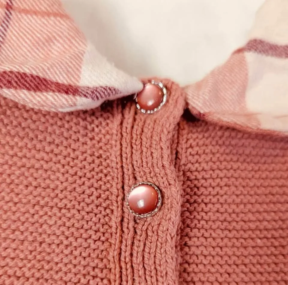 Shabby Chic Girl’s 2T/24 Months Holiday Pink Flannel  Dress image indicator(5)