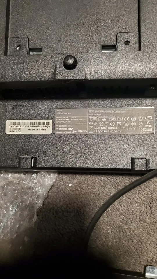 Dell 1680 x 1050 Resolution 22" WideScreen LCD Monitor image indicator(4)