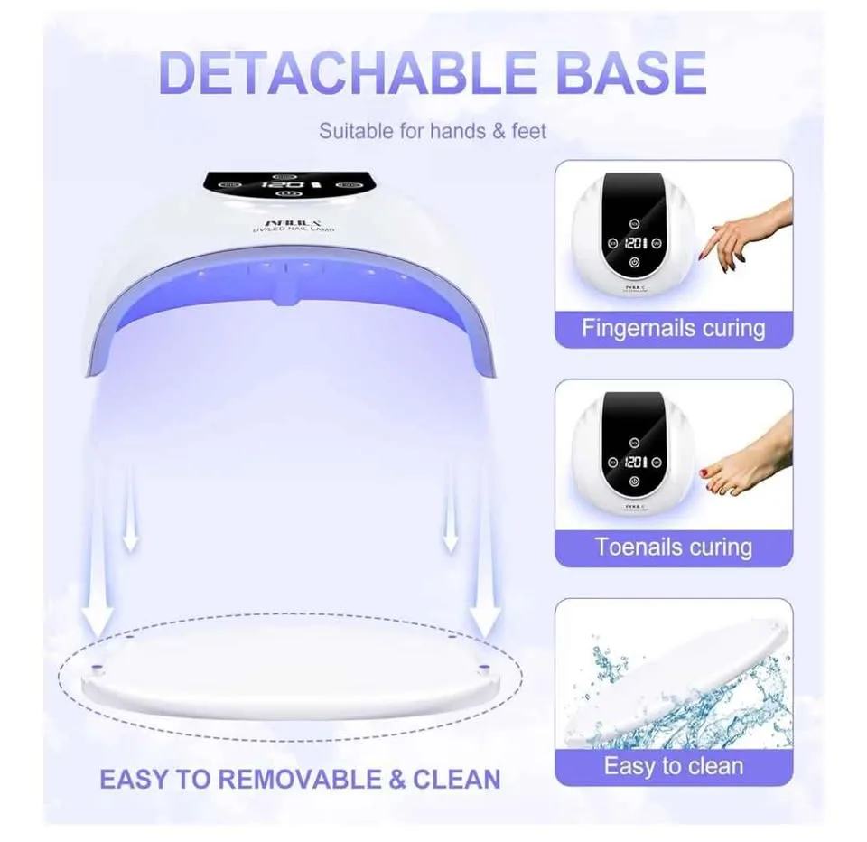 NXJ INFILILA Cordless Nail Lamp image indicator(7)