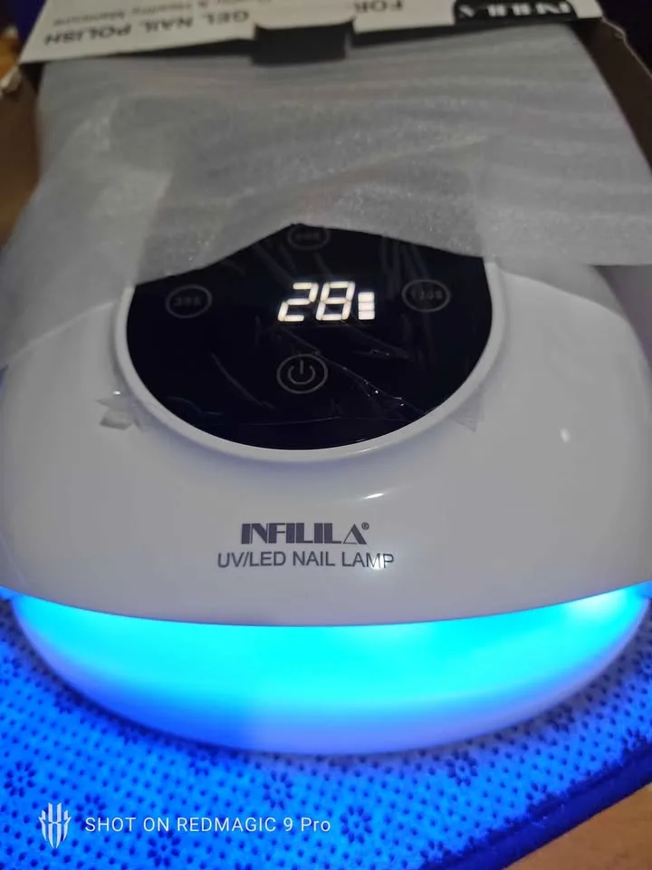 NXJ INFILILA Cordless Nail Lamp image indicator(8)