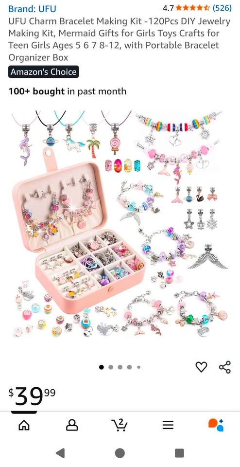 [New] bracelet making kit- kids, 120 pcs - photo 3