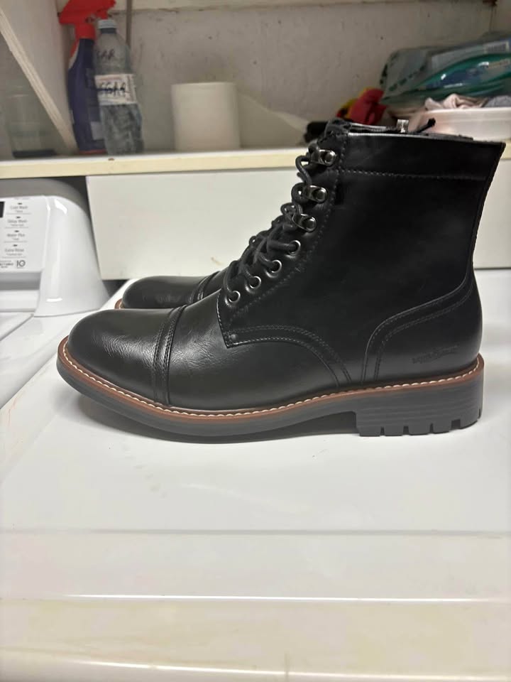NWT Aquatherm By Santana Men's Black Chappy Combat Winter Boot s