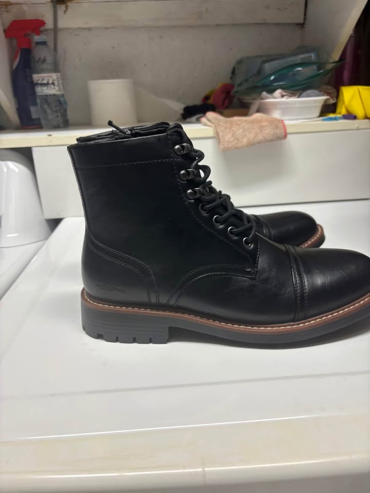 NWT Aquatherm By Santana Men's Black Chappy Combat Winter Boot s - photo 2