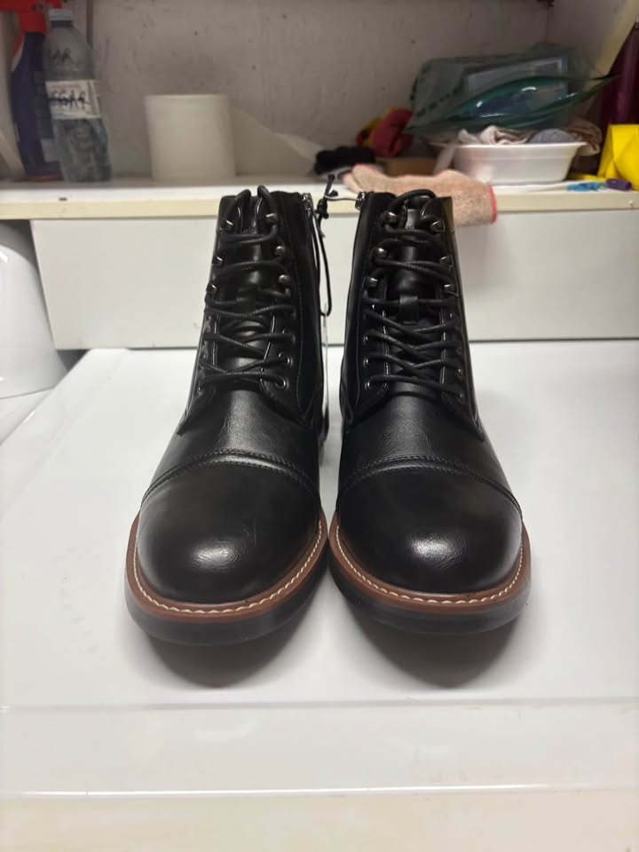 NWT Aquatherm By Santana Men's Black Chappy Combat Winter Boot s - photo 3