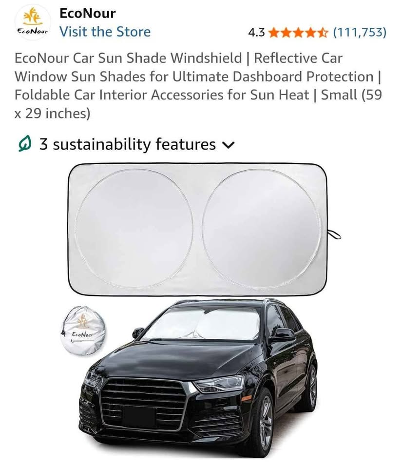 Car Sunshade Windshield Protection - photo 3
