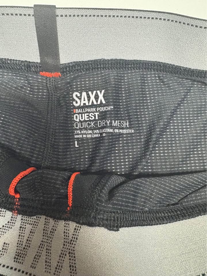 NWT SAXX Quest Thermal Base Layer Set Black - photo 4