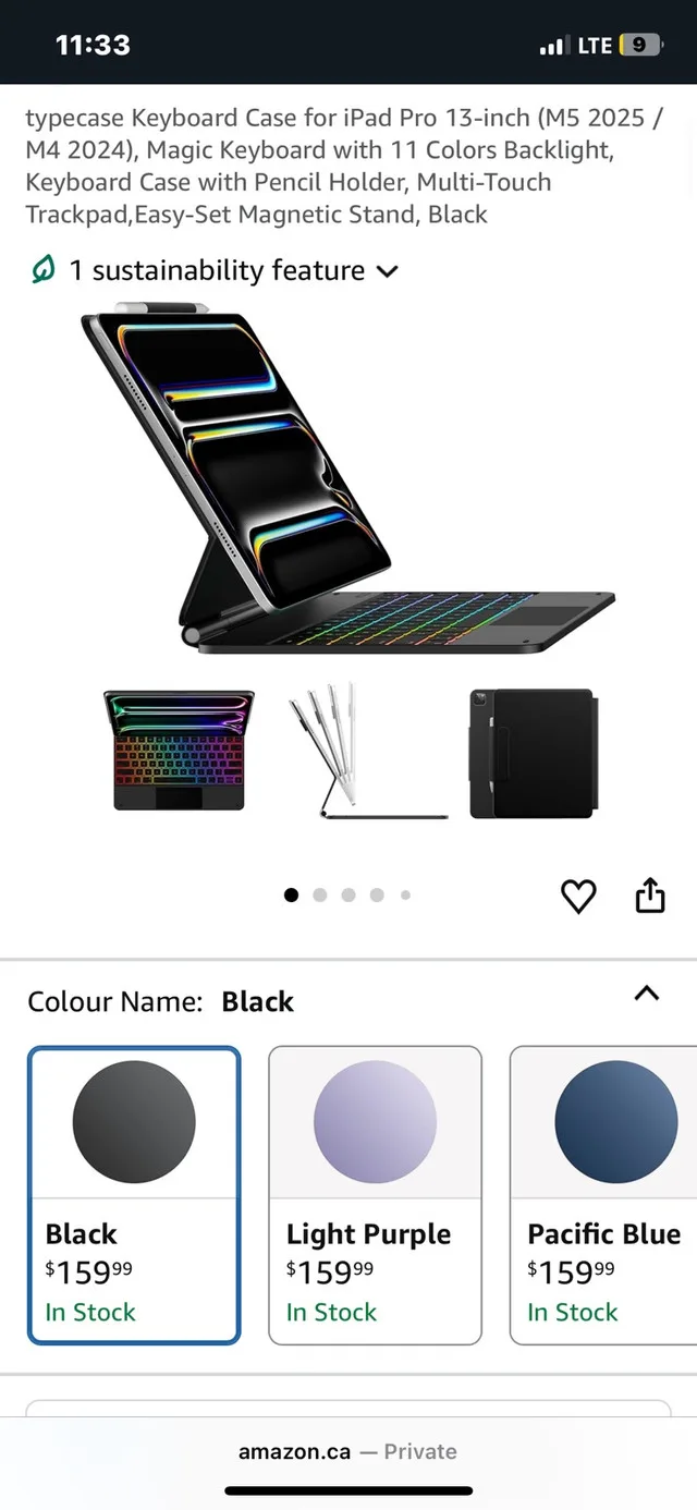 Typecase Edge iPad Keyboard Case image indicator(5)