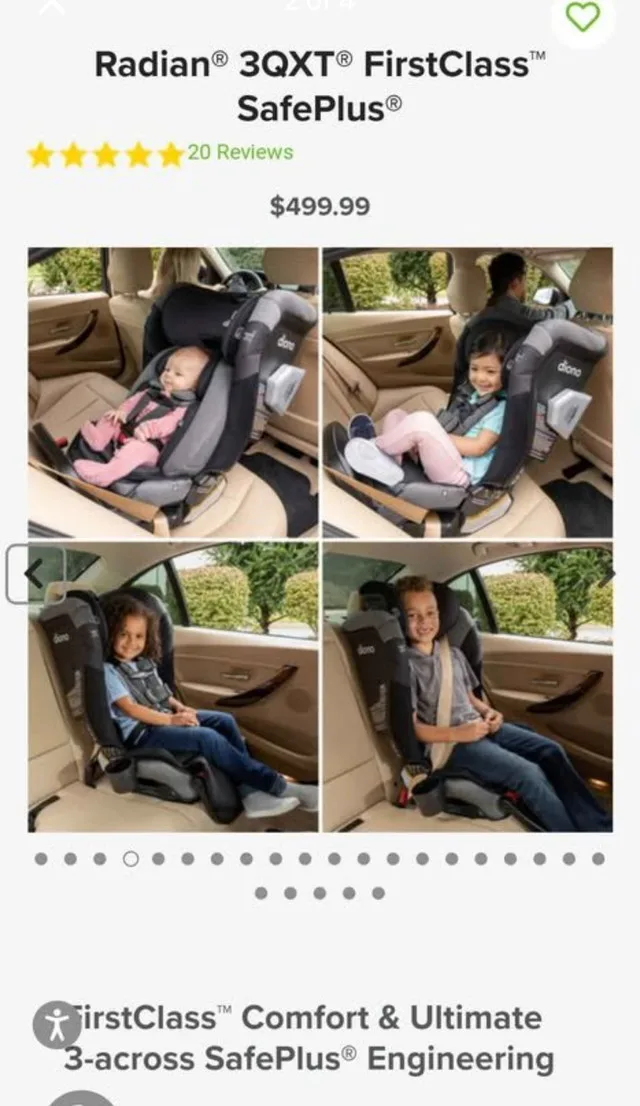 Radian 3QXT FirstClass SafePlus Car Seat – Rare Deal! image indicator(2)