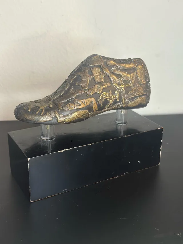 Milagro Ex Voto Charm Shoe Form Mexican Folk Art image indicator(2)