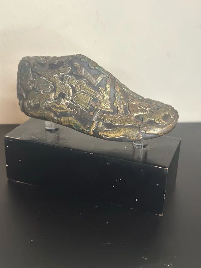 Milagro Ex Voto Charm Shoe Form Mexican Folk Art image indicator(3)