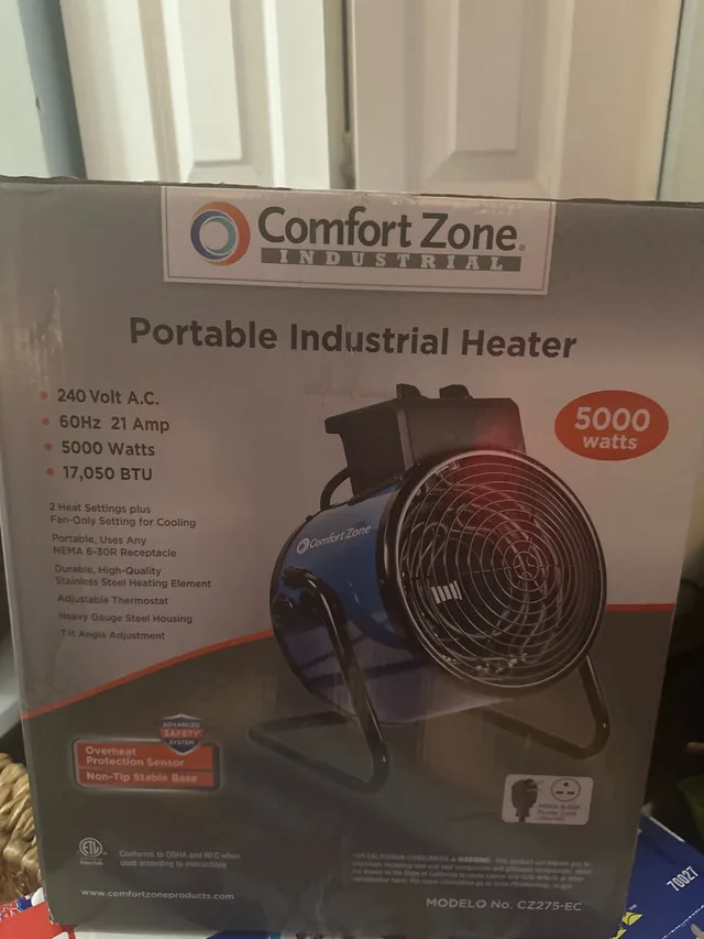 Brand New 5,000-Watt Portable Industrial Heater image indicator(2)