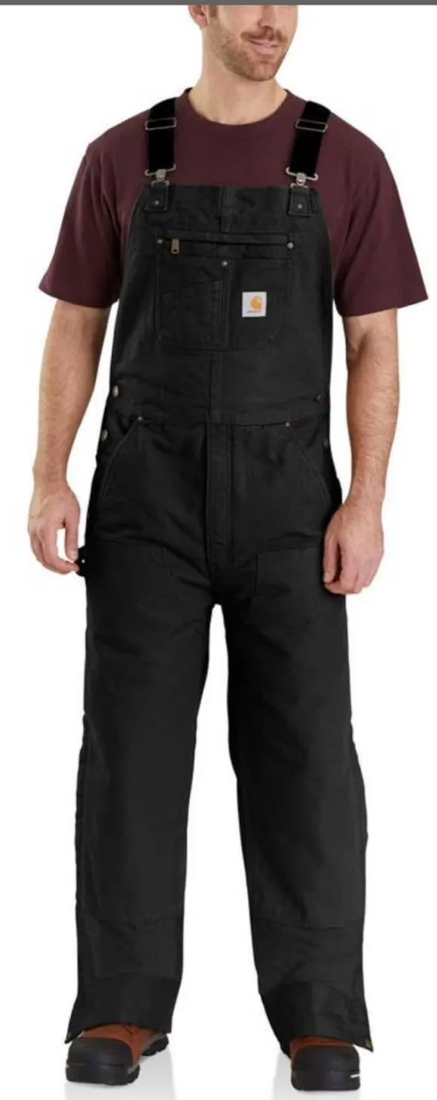 New Carharrt Men’s Lose Fit Washed Duck Insulated