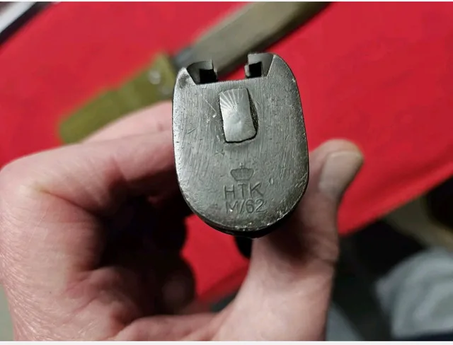 VINTAGE IMPERIAL US M5 BAYONET W/ HTK DANISH SHEATH US M1 GARAND image indicator(5)