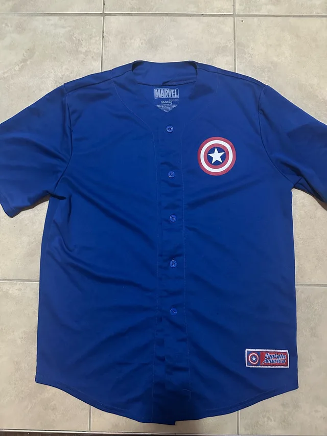 Marvel Captain America Baseball Jersey
