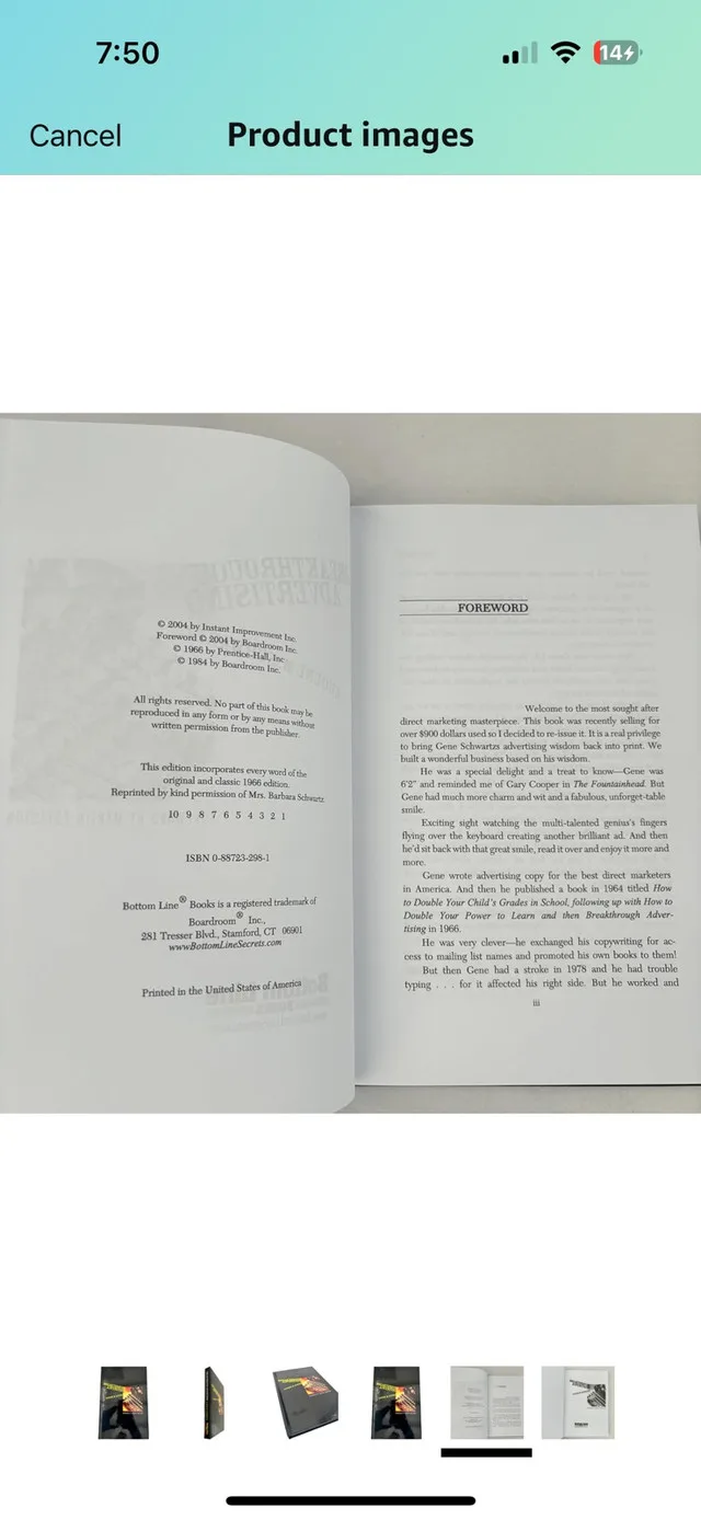 Breakthrough Advertising by Eugene Schwartz (2004) image indicator(4)