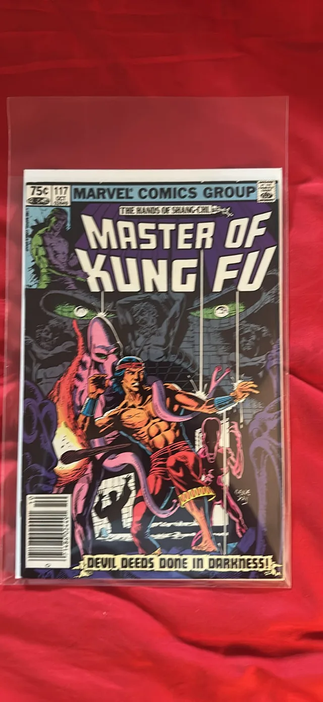 8 x Marvel Master of Kung Fu Comic Books (70’s and 80’s) image indicator(8)