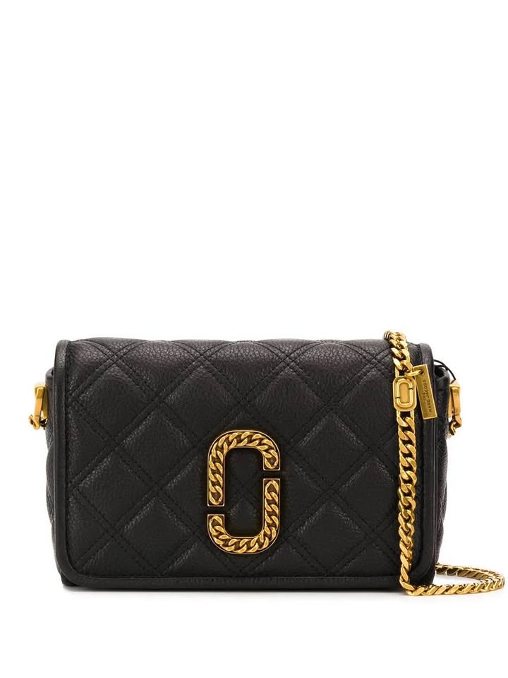 Marc Jacobs Black Cow Leather Crossbody Bag - Like New - photo 3