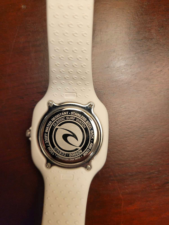 Rare Brand New White Rip Curl Women's Waterproof Surf Watch - photo 2