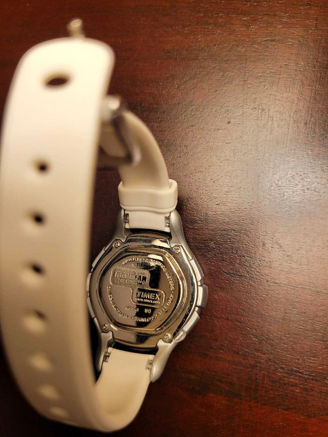 White Timex Ironman Triathlon Indiglo 50 Lap Women's Watch - photo 5