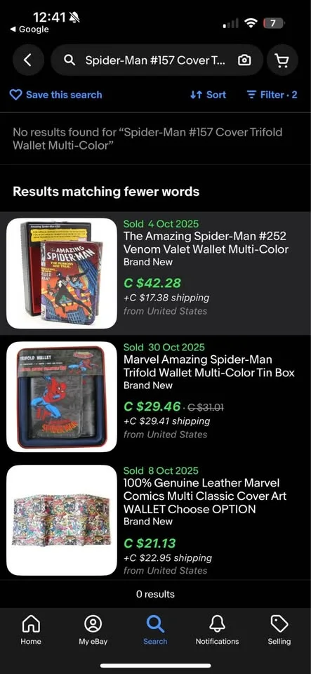 NWT The Amazing Spider-Man #157 vs Doc Oak Valet Wallet image indicator(9)