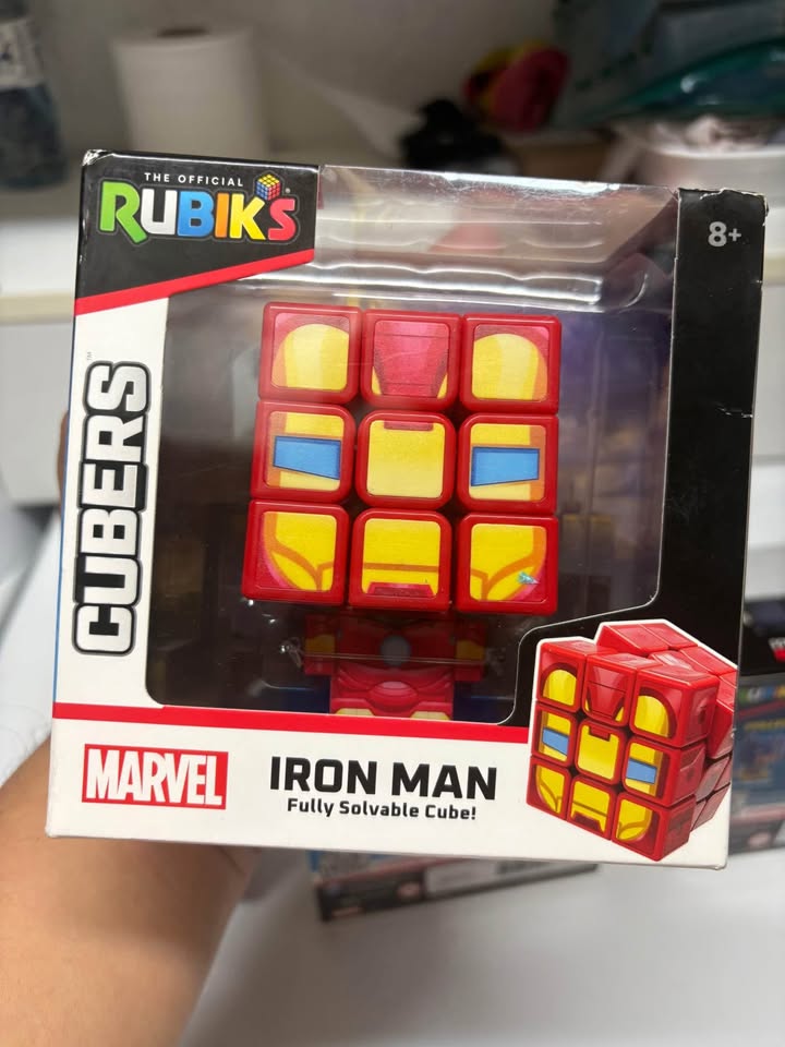 NIB RUBIK'S CUBE 3X3 SUPERHERO LOT of 4 (IRON MAN, SPIDER-MAN, B - photo 3