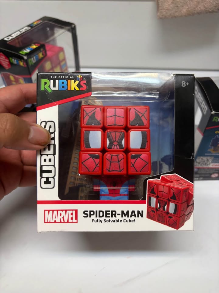 NIB RUBIK'S CUBE 3X3 SUPERHERO LOT of 4 (IRON MAN, SPIDER-MAN, B - photo 4
