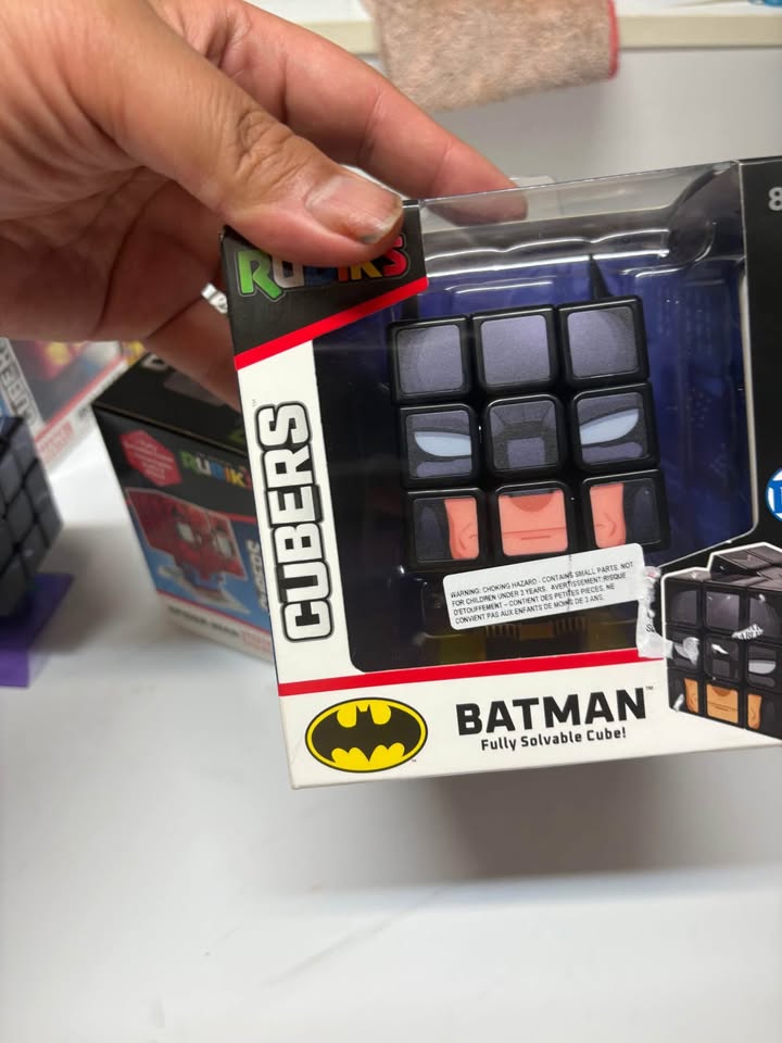 NIB RUBIK'S CUBE 3X3 SUPERHERO LOT of 4 (IRON MAN, SPIDER-MAN, B - photo 5