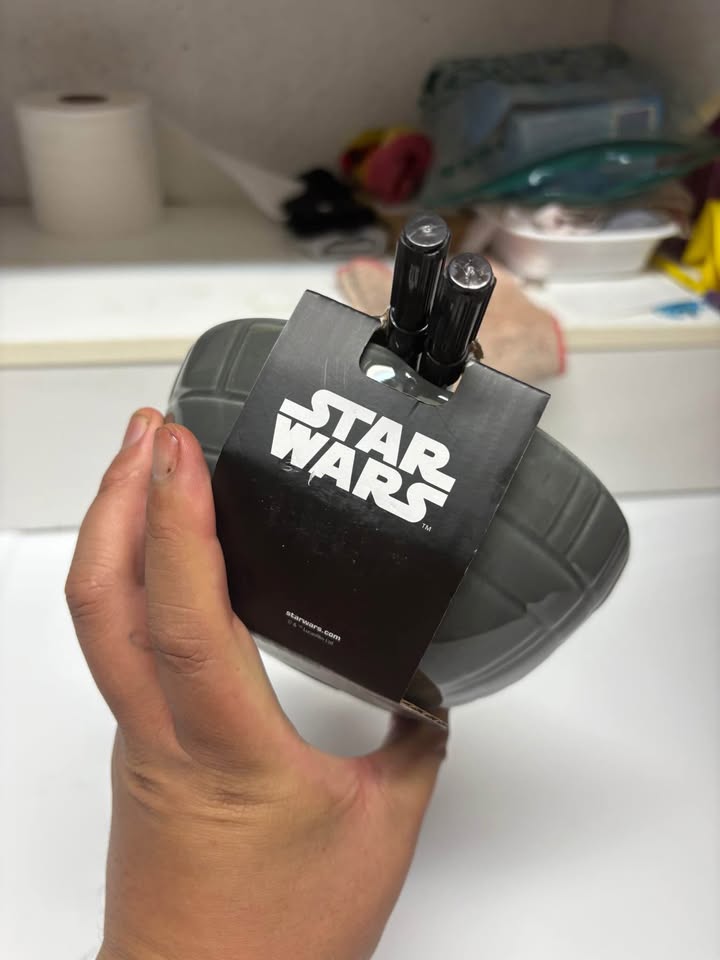 NIP Star Wars - Death Star Ramen Bowl with Vader Red LightSaber - photo 5