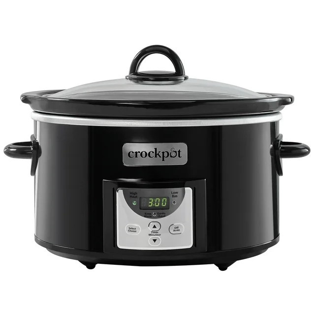 Crock-Pot 4-Quart Digital Countdown Slow Cooker, Black, 3.78L - photo 2