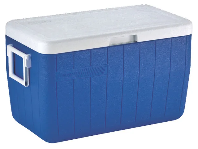 Coleman Chiller 48-Quart Hard Cooler, Holds 2-L Bottles, Blue image indicator(2)