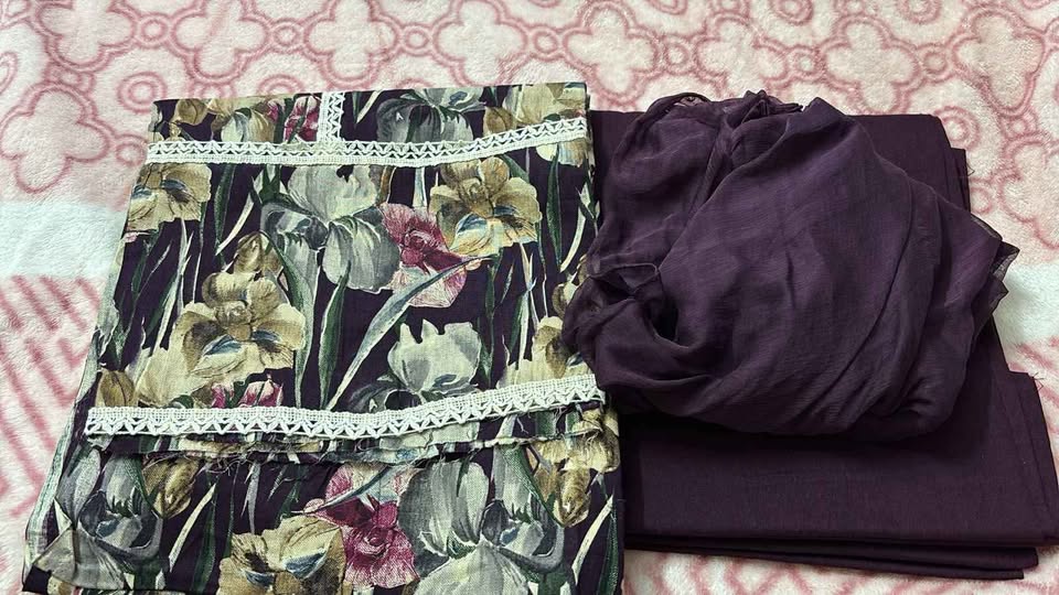 Printed Cotton suits with dupatta - photo 3