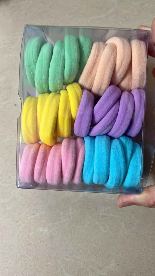 30 Pcs colorful hair ties for $8 only