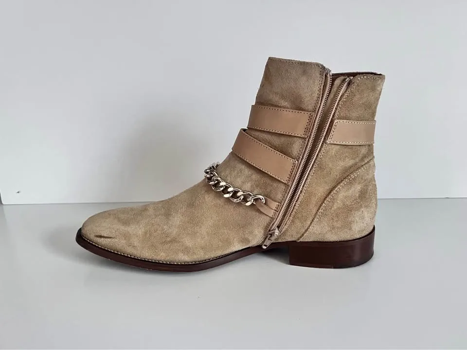 John Varvatos Suede Buckle Boots – Men’s 7.5 image indicator(2)