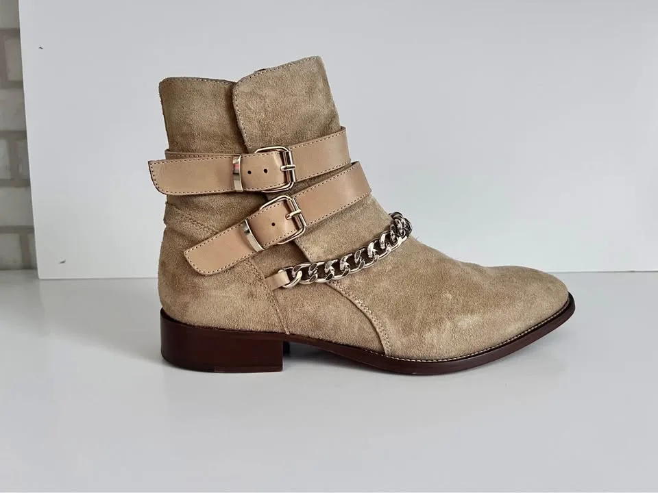 John Varvatos Suede Buckle Boots – Men’s 7.5 image indicator(3)