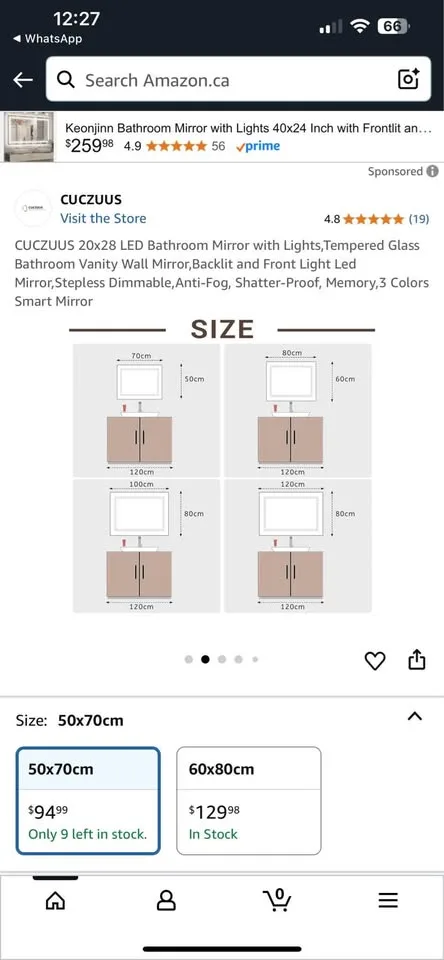 Bathroom mirror image indicator(2)