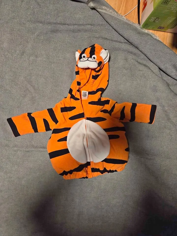 Children's Tiger Halloween Top Size 6-9 months