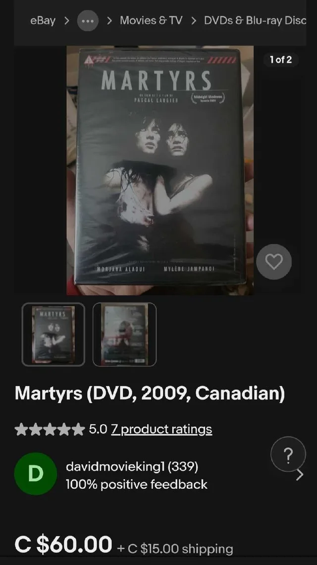 Martyrs DVD image indicator(10)