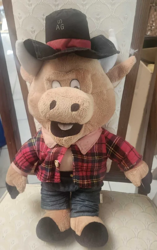 Plush Bull Cowboy Outfit