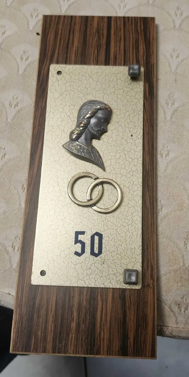 Vintage Anniversary Wall Hanging