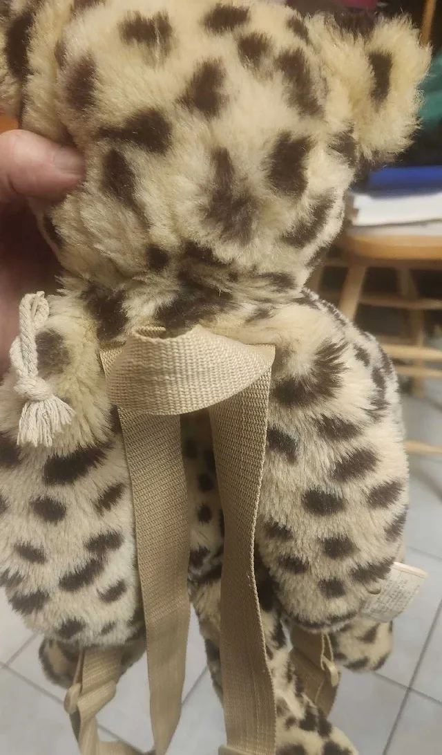 Leopard Plush Backpack image indicator(2)
