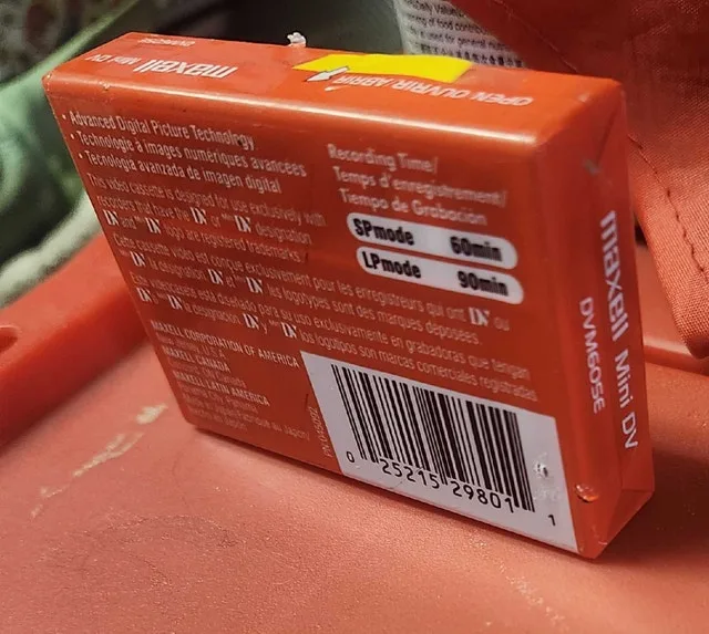 Maxell Mini DV image indicator(3)