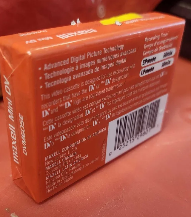 Maxell Mini DV image indicator(4)