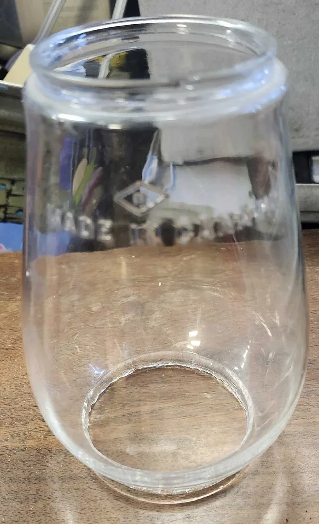 Vintage Clear Glass Lamp Shade