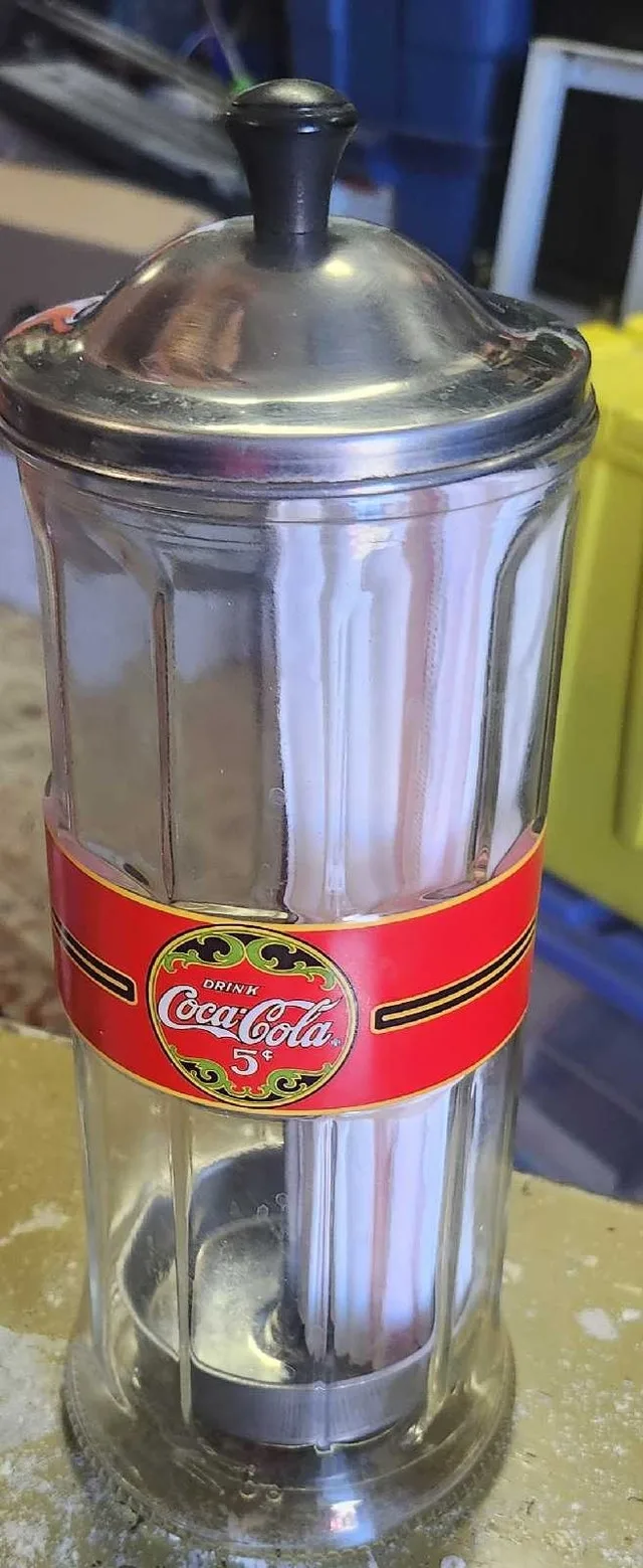 Coca-Cola Straw Dispenser
