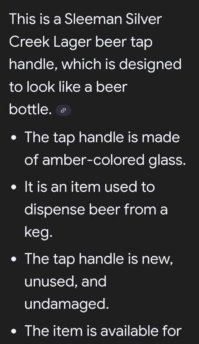 Sleeman Tap Handle image indicator(5)