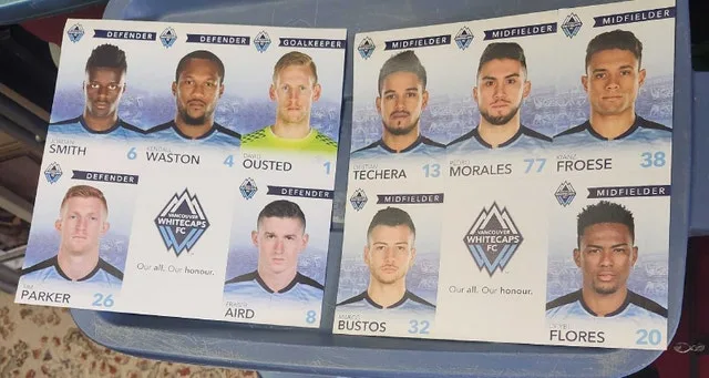 Whitecaps FC Cards